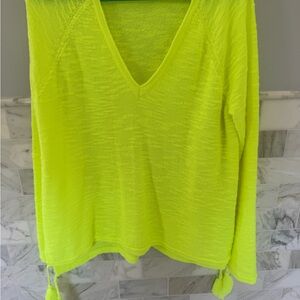 Lilly Pulitzer Bright Yellow Knit Top